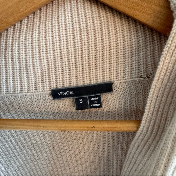 VINCE Directional Rib Cardigan - Picture 6 of 9